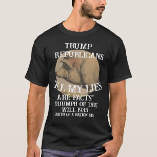 Camiseta Trump Triunfo da Vontade 1935 Nascimento Nação 191