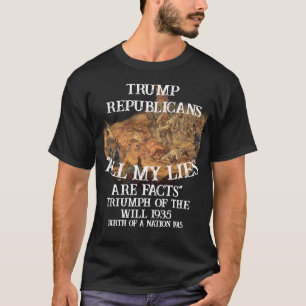 Camiseta Trump Triunfo da Vontade 1935 Nascimento Nação 191