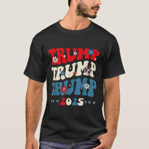 Camiseta Trump Trump Trump 2025 Presidente Inauguração 45 4
