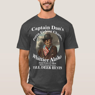 Camiseta Trump U-Boot Pescando Rio Potomac Capitão Dan 13t