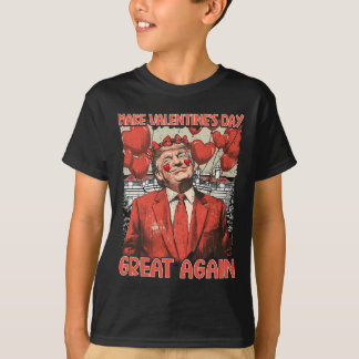 Camiseta Trump Valentine's Day Shirt Make Valentine's Day G