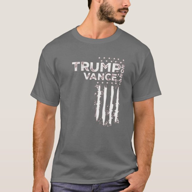 Camiseta "Trump Vance 2024 Eletion T-Shirt" (Frente)