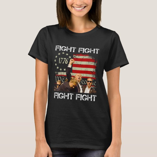 Camiseta Trump Vance 2024 Fight (Frente)