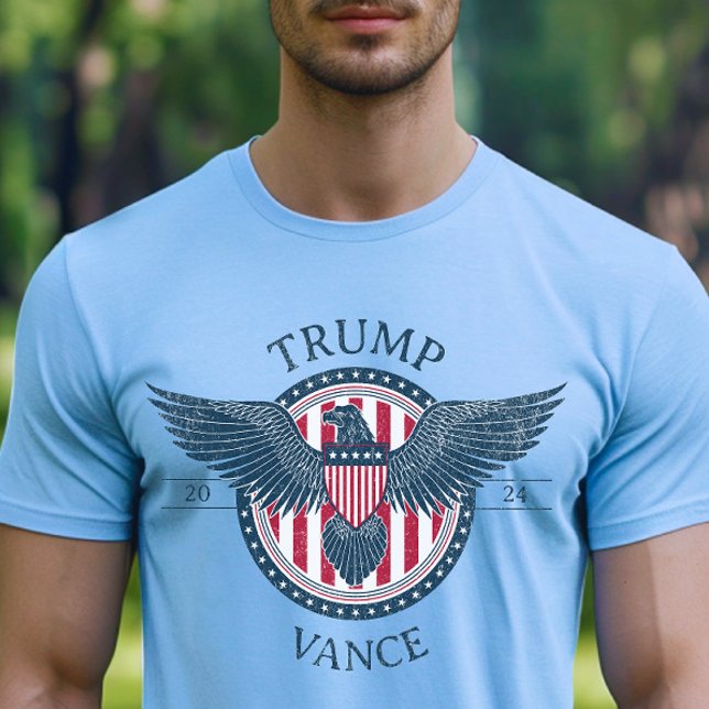 Camiseta Trump Vance 2024 Para A Eleição Do Presidente Dos  (Trump Vance 2024 Presidential Election T-shirt)
