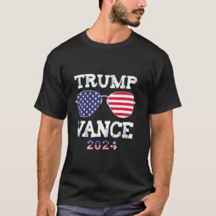 Camiseta Trump Vance 2024 Presidente Trump Supporter Re-ele