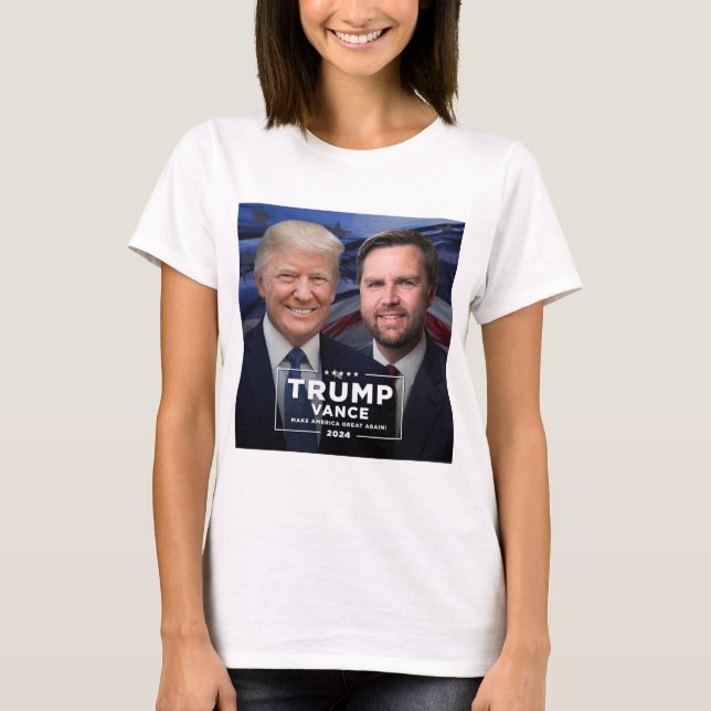 Camiseta Trump/Vance 2024 Shirt (Frente)