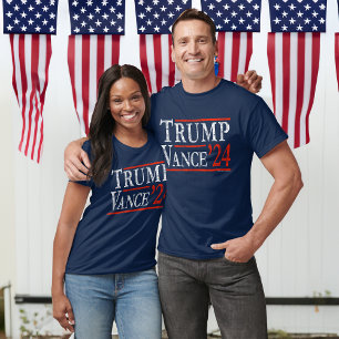 Camiseta Trump Vance 2024 Vintage Retro Donald Trump 24