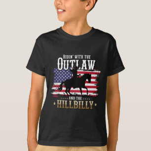 Camiseta Trump Vance 2025 Cavalgando Com o Hillbilly Fora d
