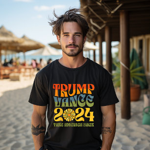 Camiseta Trump Vance Devolvam a América 2024 