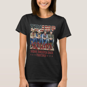 Camiseta Trump Vance Kennedy Elon Squad Levando a América B