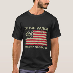 Camiseta Trump Vance Kennedy Gabbyrd Xeque-Mate Leve a Amér