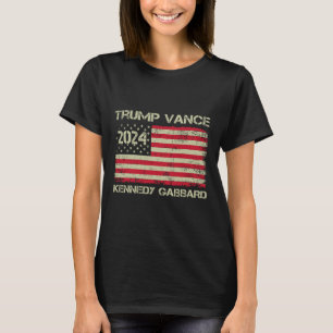Camiseta Trump Vance Kennedy Gabbyrd Xeque-Mate Leve a Amér