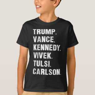 Camiseta Trump Vance Kennedy Vivek Tulsi Carlson