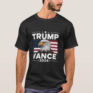 Camiseta Trump Vance Pro Donald Trump 2024 American Retro S