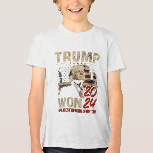Camiseta Trump venceu 2024 maior retorno na história