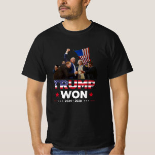 Camiseta Trump venceu 2024 supere o 47º presidente dos EUA