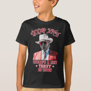 Camiseta Trump Vida Há Uma Nova Tarifa Na Cidade Trump Cowb