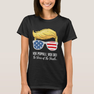 Camiseta Trump Vox Populi Vox Dei Voz Do Povo Eleito
