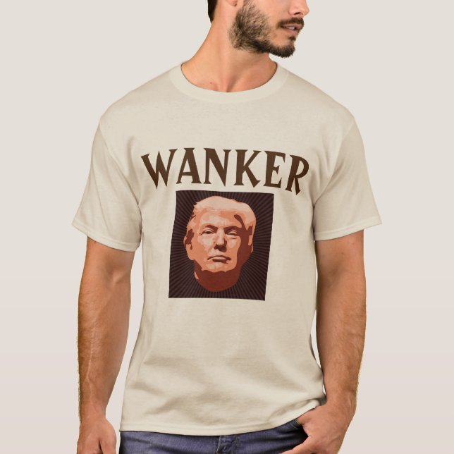 Camiseta Trump Wanker T Shirt (Frente)