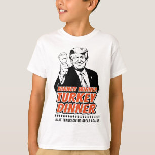 Camiseta Trump Winner Funny Winner Turquia Janta Graças