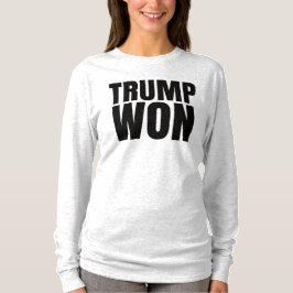 Camiseta Trump Won