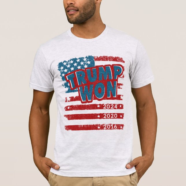 Camiseta Trump Won 2024 (Frente)