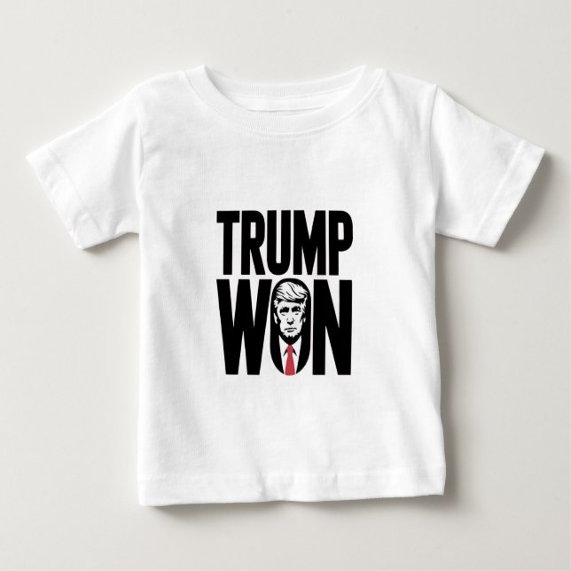 Camiseta Trump Won Trump Vance Presidente da República (Frente)