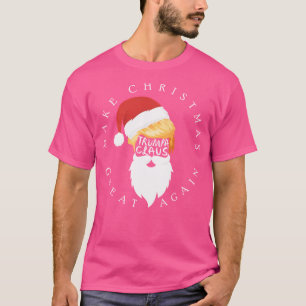 Camiseta Trumpa Claus Papai Noel E O Presidente Donald Trum