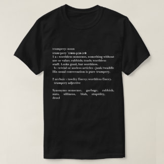 Camiseta Trumpery Definition - Funny Trump
