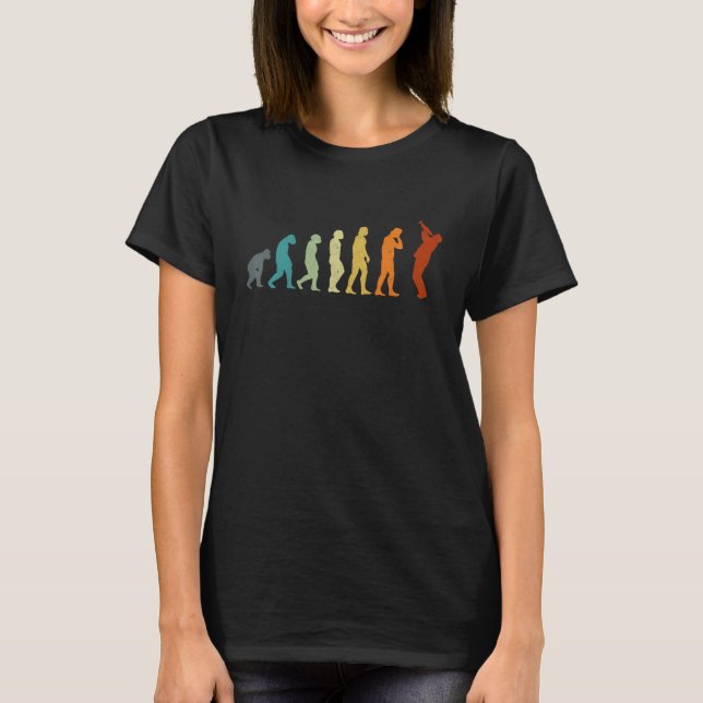 Camiseta Trumpet Player Evolution Retro Vintage (Frente)