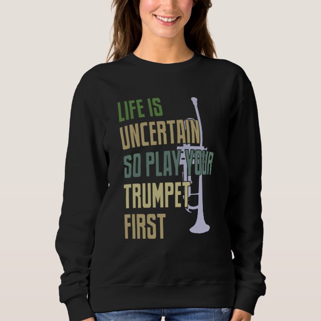 Camiseta Trumpet Player Retro Style (Frente)