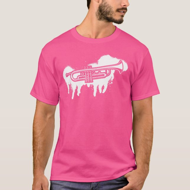 Camiseta Trumpeter Instrumento de Trompete (Frente)