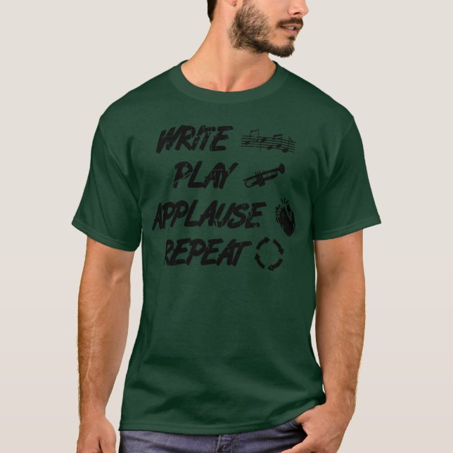 Camiseta Trumpeter Quote gift (Frente)