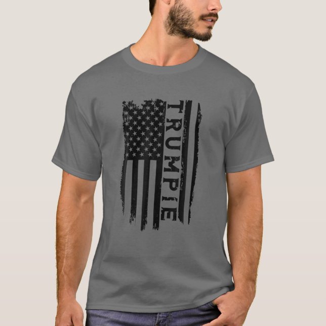Camiseta Trumpie Engraçado Humor Político - Biden Cita (Frente)