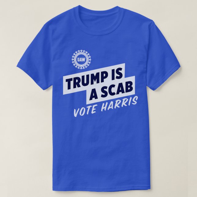 Camiseta TrumpIsAScab Kids TShirt (Frente do Design)