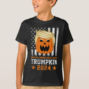 Camiseta Trumpkin 2024 Usa Torna O Excelente De Halloween N