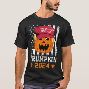 Camiseta Trumpkin 2025 EUA Faça o Halloween Grande Novament