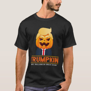 Camiseta Trumpkin Faz Excelente De Halloween De Novo