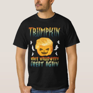 Camiseta Trumpkin Faz Excelente De Halloween Novamente