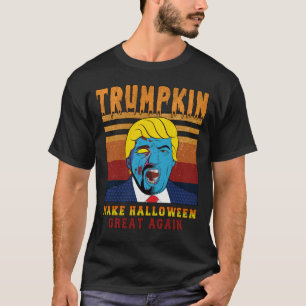 Camiseta Trumpkin Faz Excelente De Halloween Novamente