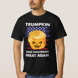 Camiseta Trumpkin Faz Excelente De Halloween Novamente