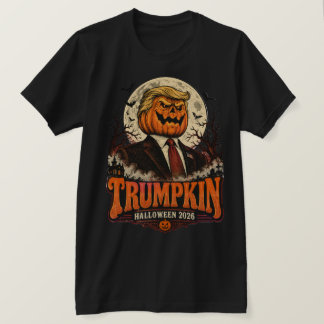 Camiseta Trumpkin Halloween 2026 Engraçado
