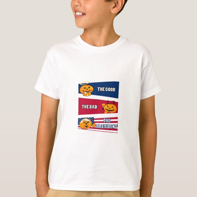 Camiseta Trumpkin Presidente Halloween (Frente)