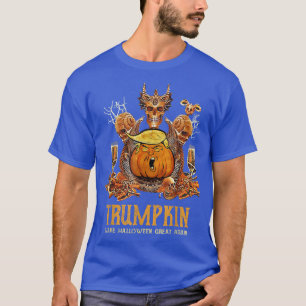 Camiseta Trumpkin Torna O Excelente De Halloween Novamente