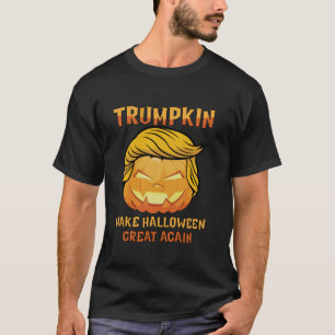 Camiseta Trumpkin Trump Jack O Lanterna Faz Excelente de Ha