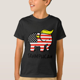 Camiseta Trumplican Funny Trump Republicano dos Estados Uni