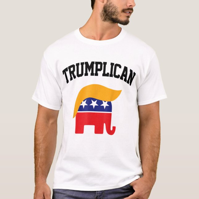 Camiseta Trumplican Trump Support (Frente)