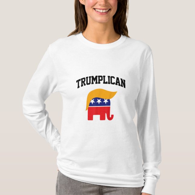 Camiseta Trumplican Trump Support (Frente)