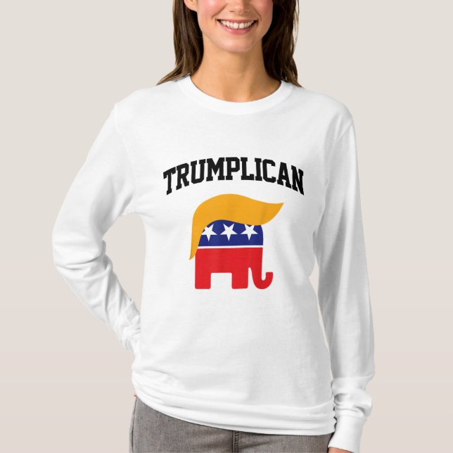 Camiseta Trumplican Trump Support (Frente)