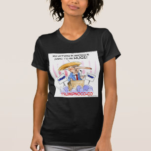 Camiseta Trumpnocchio Coisas Divertidas de Donald Trump
